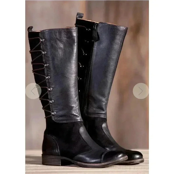 Women's Naya Apollonia Leather and Suede Tall Boots 8M - Picture 2 of 4